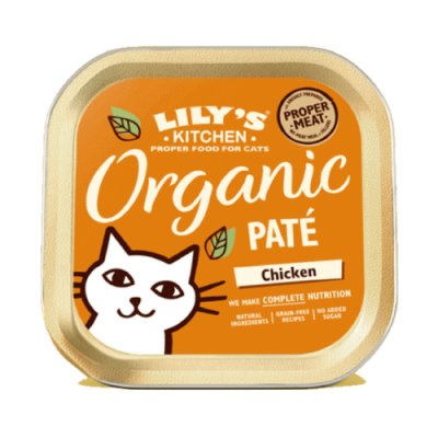 画像1: 【メーカー在庫が無くなり次第終売】リリーズキッチン オーガニックチキンのディナー・キャット 85ｇ