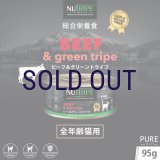 ニュートライプ キャットフード缶 ビーフ＆グリーントライプ 95ｇ