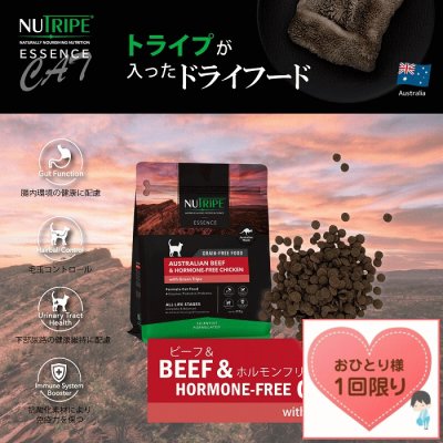 画像1: 【数量限定お試しサイズ（お一人様1回限り）】ニュートライプ キャットフード ビーフ＆チキン with グリーントライプ 50ｇ