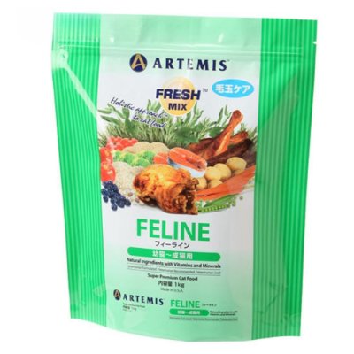 画像1: お一人様何回でもOK【無料サンプル（少量パック）（一度のご注文では5種類まで）】アーテミス フレッシュミックス フィーライン キャットフード
