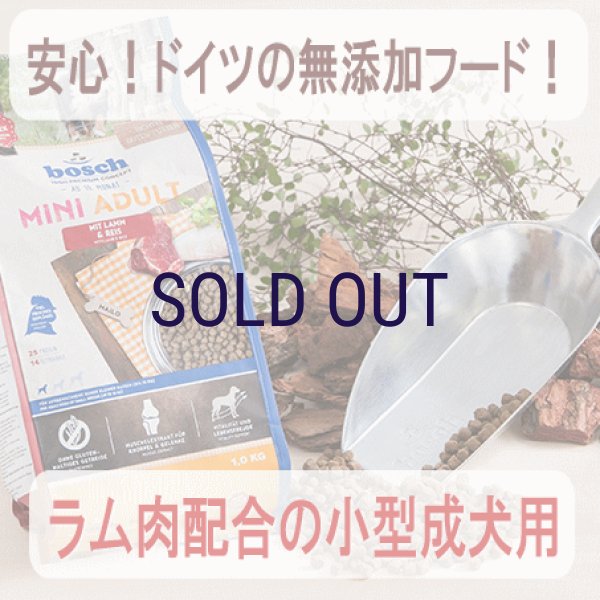 画像1: 【取扱終了】ボッシュ ハイプレミアム ミニアダルト ラム＆ライス（小粒タイプ） (1)