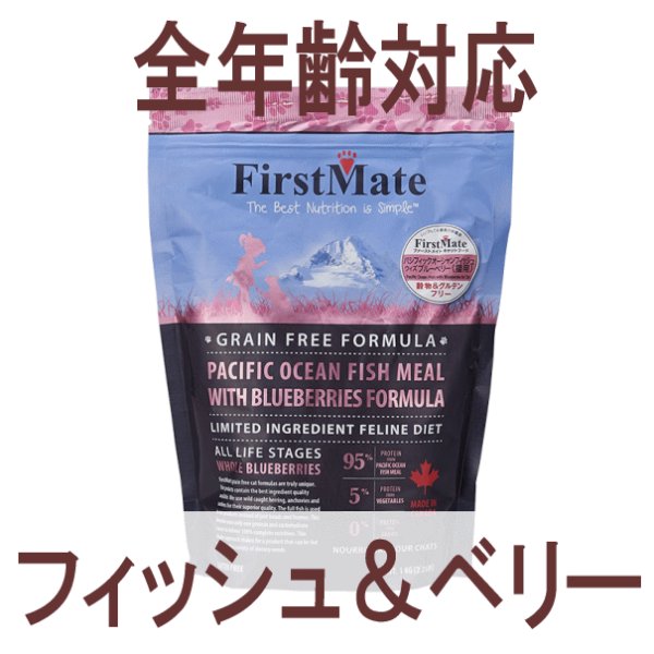 画像2: ファーストメイト キャット パシフィックオーシャンフィッシュ ウィズブルーベリー (2)