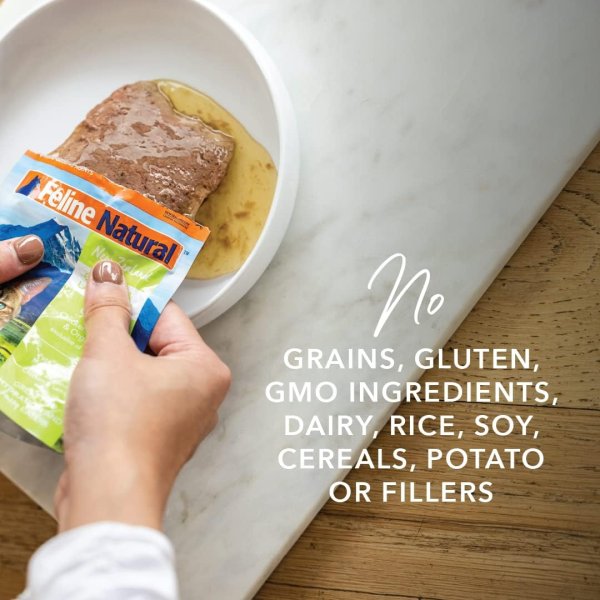 画像2: フィーラインナチュラル パウチ ホキ&ビーフ・フィースト 85g (2)