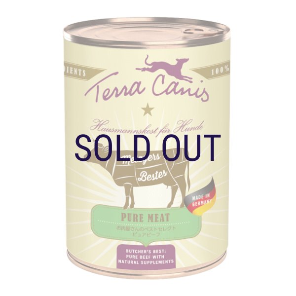 画像1: 【メーカー欠品（5月中旬入荷予定）】テラカニス ピュアミート ビーフ 400ｇ (1)