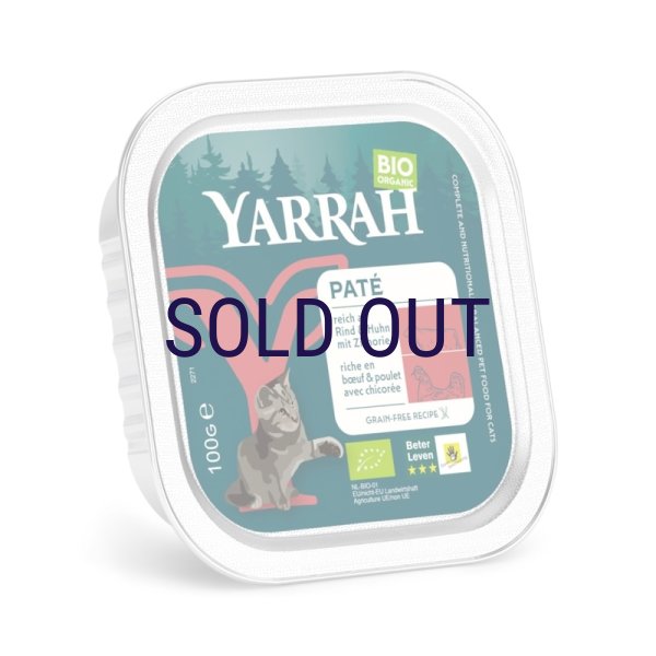 画像1: ヤラー ビーフとチコリーのキャットパテ 100g (1)