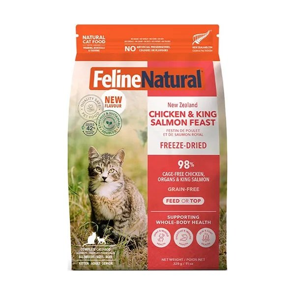 画像1: フィーラインナチュラル チキン＆キングサーモン・フィースト (1)