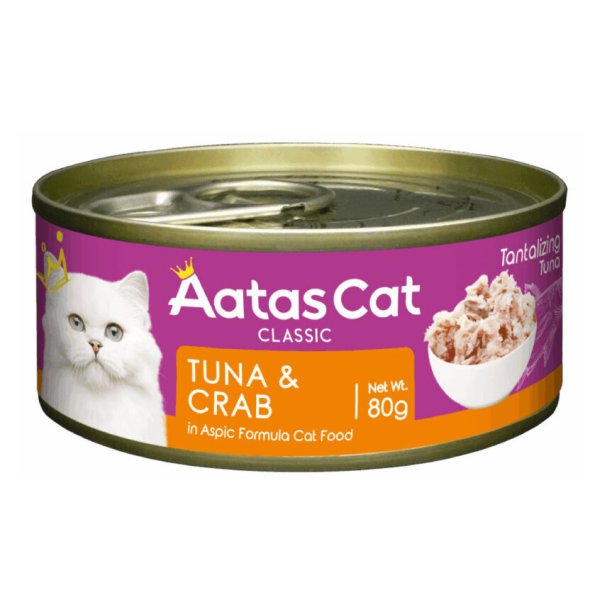 画像1: 【2月28日まで22％OFF！】アタスキャット タンタライジングツナ ツナ＆クラブ 80ｇ (1)