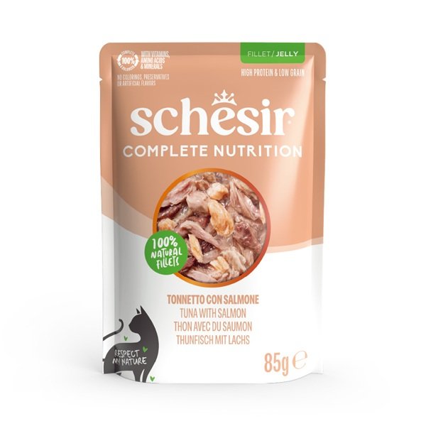 画像1: シシア ゼリータイプ パウチ ツナwithサーモン 85ｇ (1)