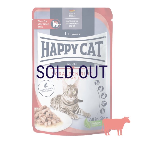 画像1: ハッピーキャット ファーム バイエルンビーフ パウチ 85ｇ (1)