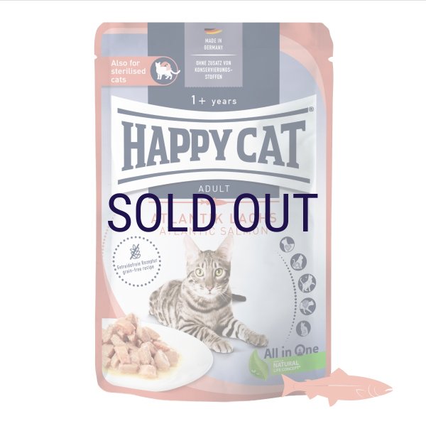 画像1: ハッピーキャット ファーム アトランティックサーモン パウチ 85ｇ (1)