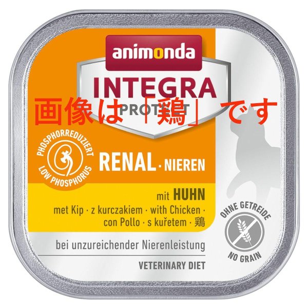 画像1: 【期限特価】アニモンダ 猫用療法食 インテグラ プロテクト 腎臓ケア ウエットフード 豚 100ｇ (1)