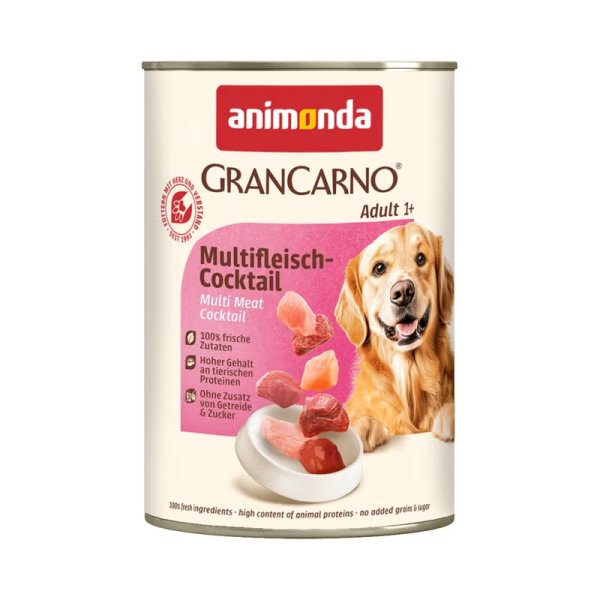 画像1: アニモンダ 犬用グランカルノ アダルト ミートカクテル 400ｇ (1)